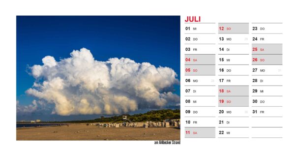 Tischkalender "Traumhaftes Usedom" 2026 – Bild 8
